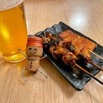 うなよい - 鰻、肝、くりから串