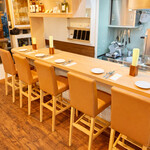 Giino - ゆったりおくつろぎいただけるカウンター席です。