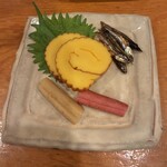 大衆割烹清繁 - おせち風の付出し