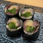 酒遊庵こてつ - さばガリ巻き1,500円