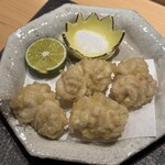 酒遊庵こてつ - 真鱈白子天ぷら2,000円