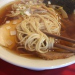 雷一家 - 鶏煮干しそば麺