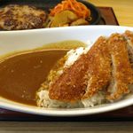 ファイヤーバーグ - カツカレーのアップ