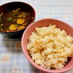 いよてつショップ - あいさと愛媛鯛めし　698円(赤だしはついていません)