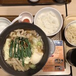 ガスト - 料理写真:博多明太もつ鍋《あごだし醤油》(ごはん付)¥1290-(うどんセット+¥150-)