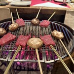 九つ井 - メインのサーロイン。1人一個です、笑