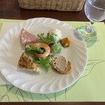 オステリアガウダンテ - 前菜。