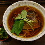 東白庵かりべ - 温い鰊蕎麦　　　　2014年9月