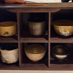 mærge - 最後の飲み物はこの中から好きな茶碗を選びます♪