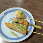 大やきいも - 白焼き/だんご/玉子 各150円