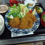 手打ち蕎麦しなの屋吉べぇ - ヒレかつ定食