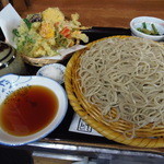 手打ち蕎麦しなの屋吉べぇ - 野菜天ざる