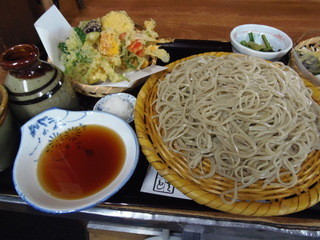 手打ち蕎麦しなの屋吉べぇ - 野菜天ざる