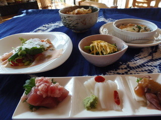 手打ち蕎麦しなの屋吉べぇ - おまかせ会席の一部