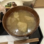 かつお食堂 - かつお食堂の定食のおみそ汁