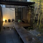 湯どの庵 - お風呂①の露天風呂