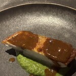 A TUTTA - アカムツのソテー，わさびな、アメリケーヌソース