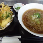 手打ち蕎麦しなの屋吉べぇ - 天ぷらそば　天ぷら別添え