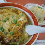 末広亭 - 天津麺