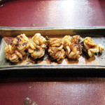 季節料理　みのり - くもこ焼き(1500円+税)。<2014.12>