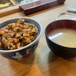 味童 天金 - 〆で天丼　小さいのをお願いしました
