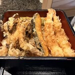 五代目 花山うどん - セットの天丼