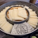 五代目 花山うどん - 花山御膳1590円　ざる二味　鬼ひも川　大盛り