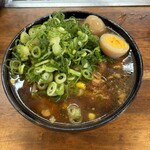ラーメン藤 - 料理写真:角煮ラーメン(醤油)+煮卵+コーン