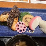 海鮮茶屋 一鮮 - 【2026.1.5(月)】本日の焼魚定食（鯛の漬焼）