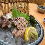 すし亭 - 蝦蛄刺身1,000円