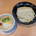 麺堂 稲葉 - 鶏白湯つけ麺(塩)大盛り