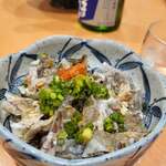 すし亭 - 鯛皮400円