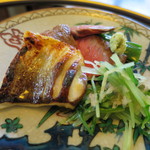 米倉 - 14.10月　カマスの幽庵焼き、イチボ