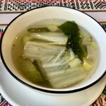 アルコ イリス - ランチについてくる野菜のスープ