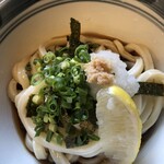 ふる里うどん  - 盛り付け後