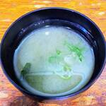 味処 まるたか - 味噌汁