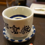Bicchuu Teuchi Udon Oonishi - 岡山県鴨方の平喜酒造「喜平」純米吟醸、冷で（２０１４．１２．２５）