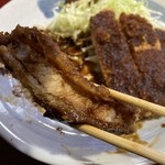 なごや - ご飯の量と味噌かつの量がぴったりだった