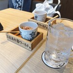 土佐清水ワールド - お通しはちゃわん蒸しだったかな