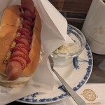 三本珈琲店 - 料理写真:別添の玉ねぎとピクルス