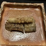 同心町 和食 瑞 - 牛蒡と鰻、合います♪