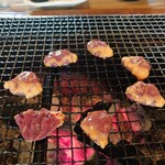 ろばたやき山ろく - ハツ塩焼きです(*´・ω-)b
