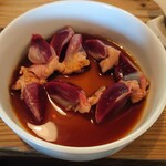 ろばたやき山ろく - 砂ずりタレ漬け(*´σｰ｀)