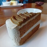 あづみのご飯 風ゆら - おまかせケーキ（ほうじ茶ケーキ）