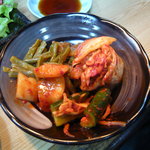 炭火焼肉 やまもと - キムチ