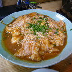 炭火焼肉 やまもと - モツの盛り合わせ（ギャラ、シマチョウ、？）