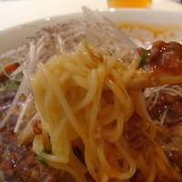 龍天門 - 麺のアップ