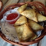 Muthu's Curry - サモサ（６シンガポール＄）