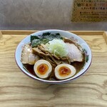 ほのぼんヌードルズ - 限定 
                                ぶりぶり煮干中華 1000円  味玉 150円