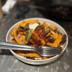 ブルー エントランス キッチン - 